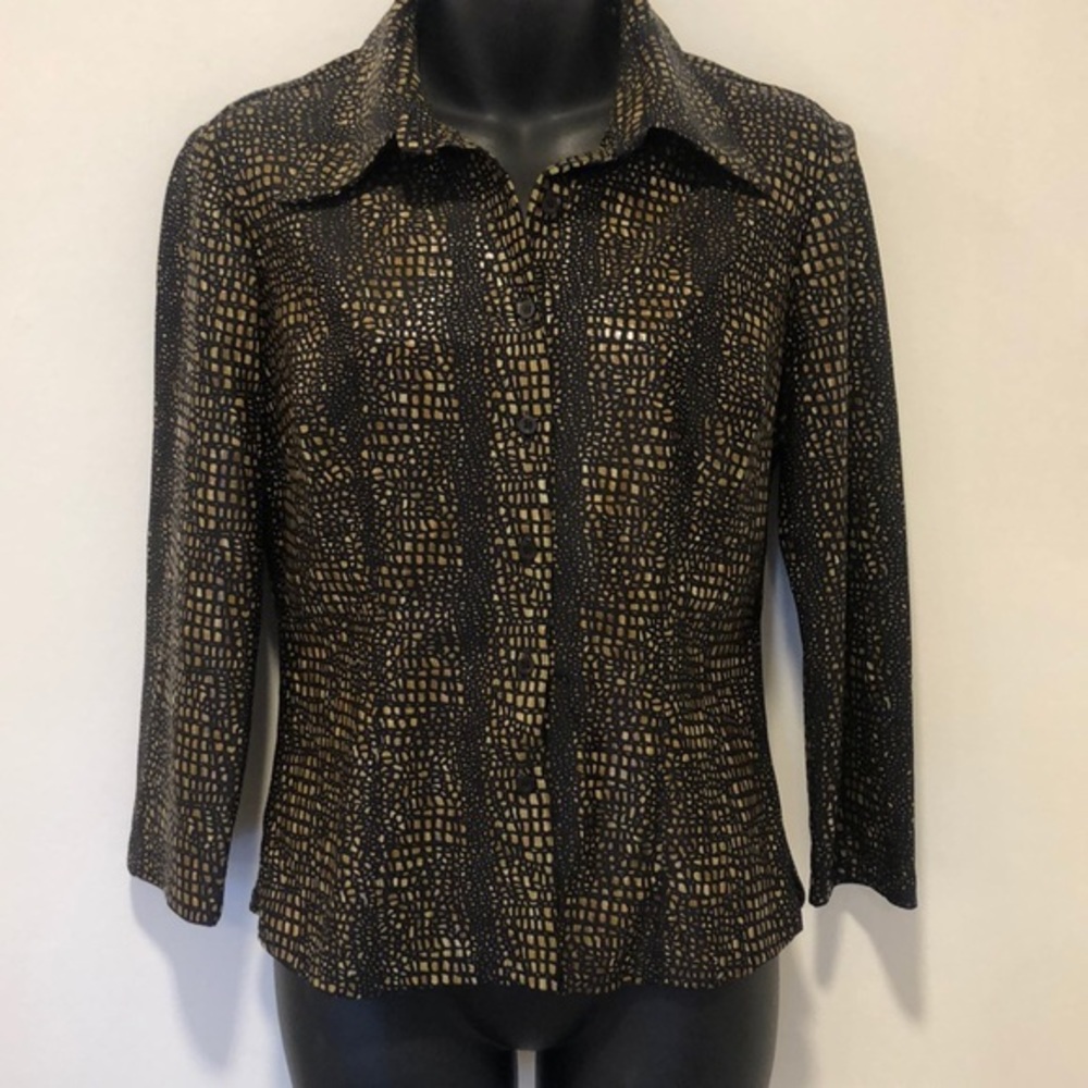 Vertigo Black Shirt (Jacket) Made in France Small